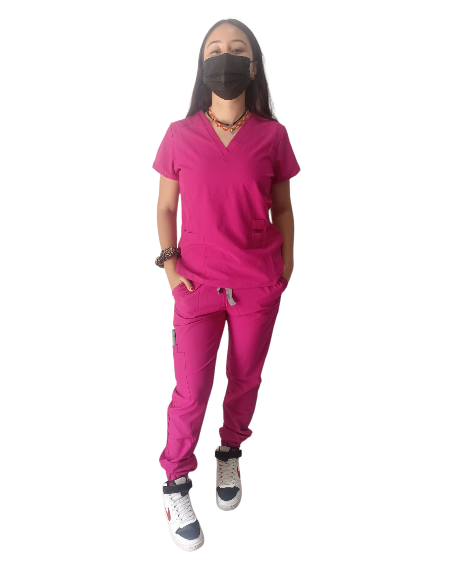 Slim jogger (magenta)