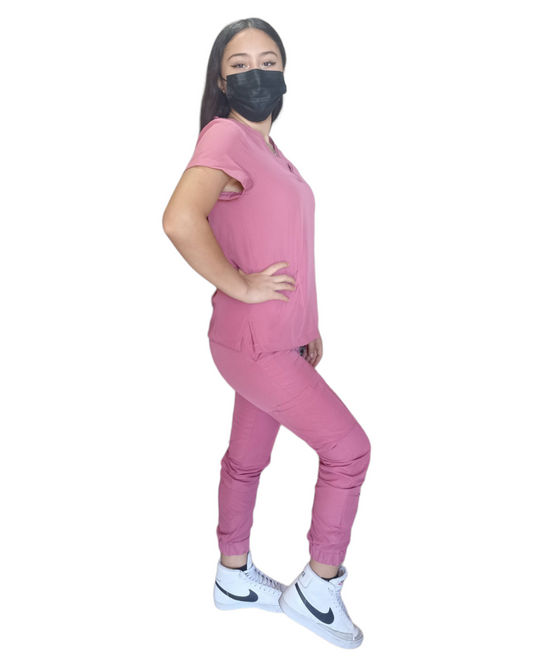 Slim jogger Palo de rosa