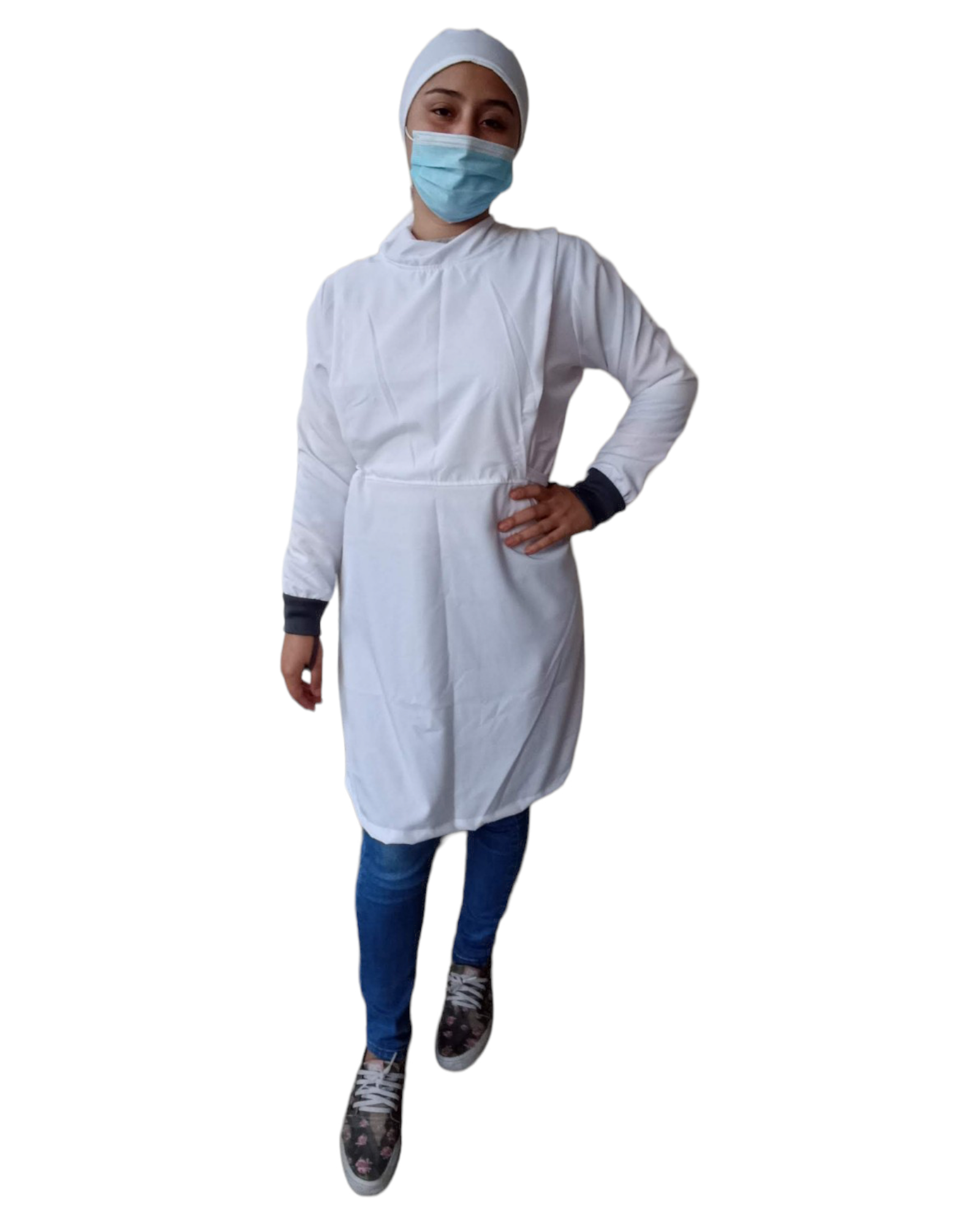 Bata quirúrgica blanca hotsell