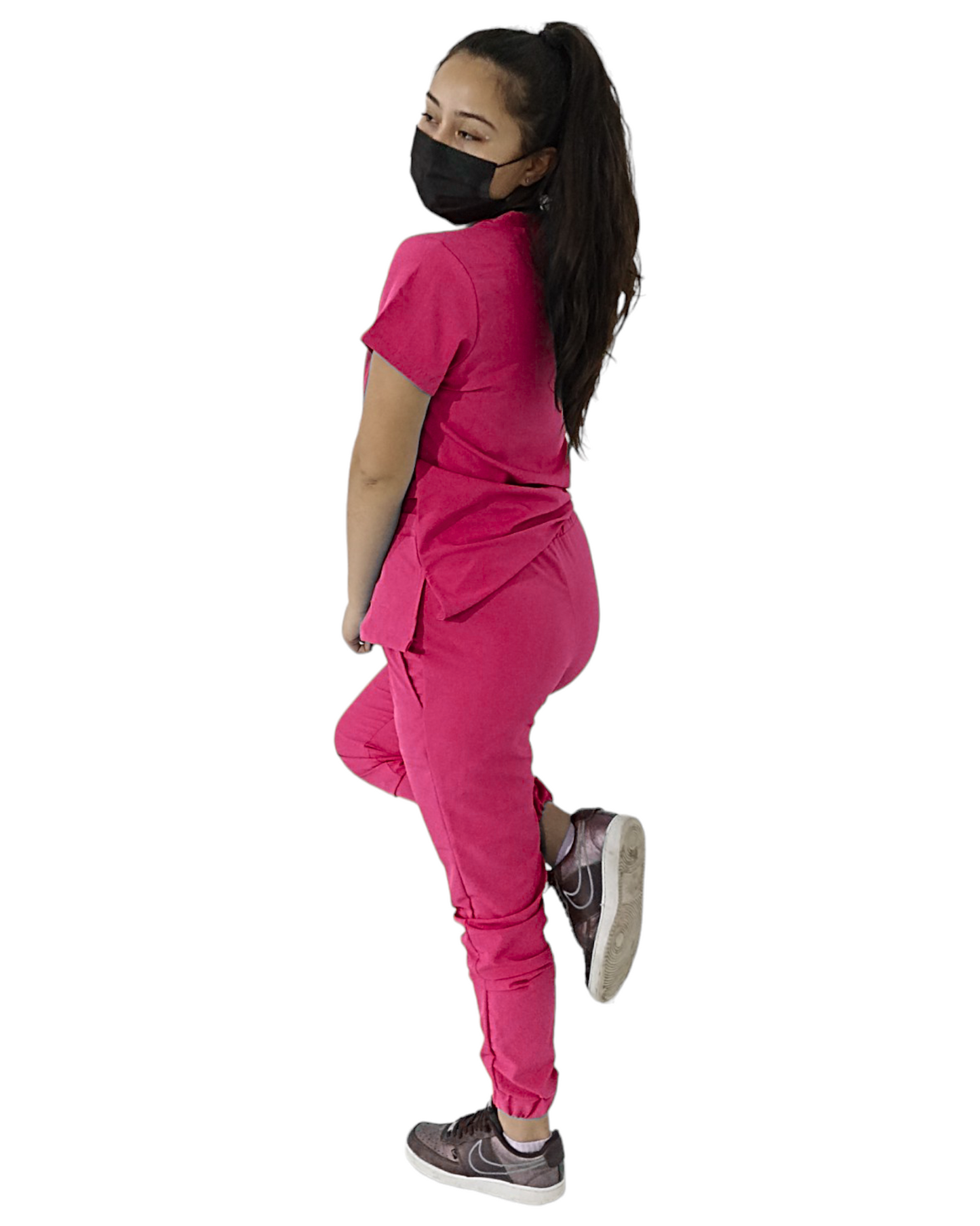 Slim jogger Fucsia