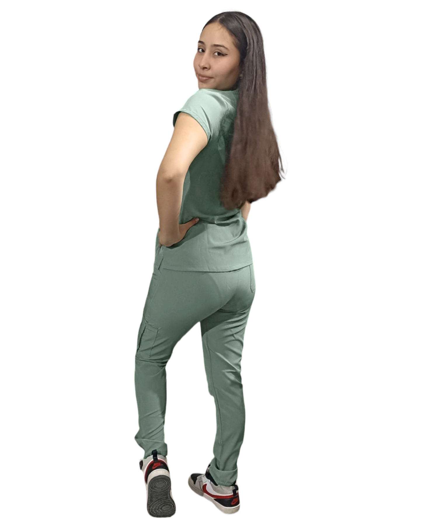 Slim jogger Verde Salvia