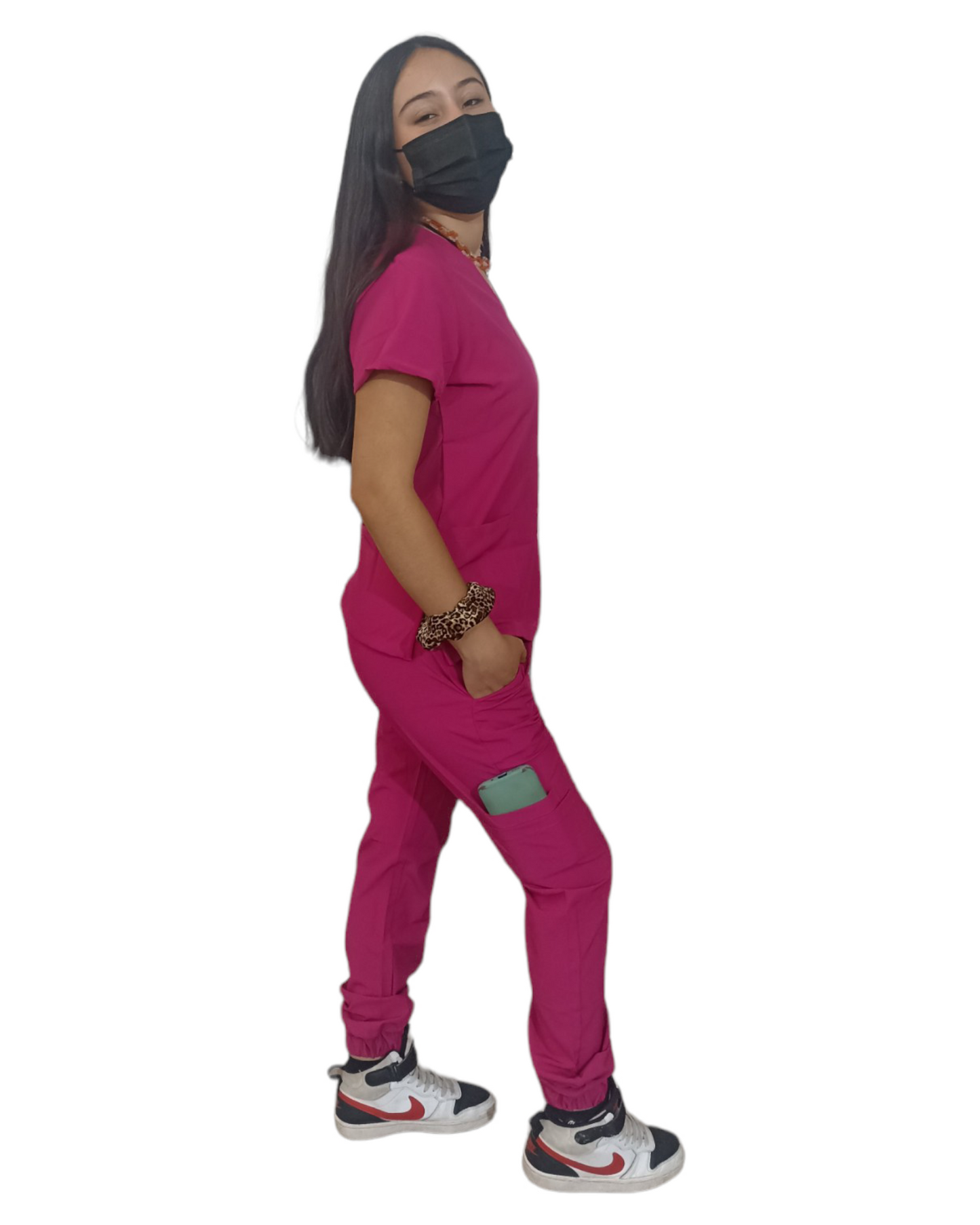 Slim jogger (magenta)